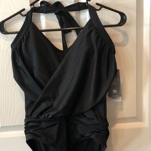 Athleta New with tags Wrap one piece swim suit
